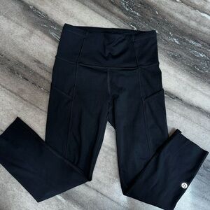 Lululemon Athletica Cropped Black Leggings